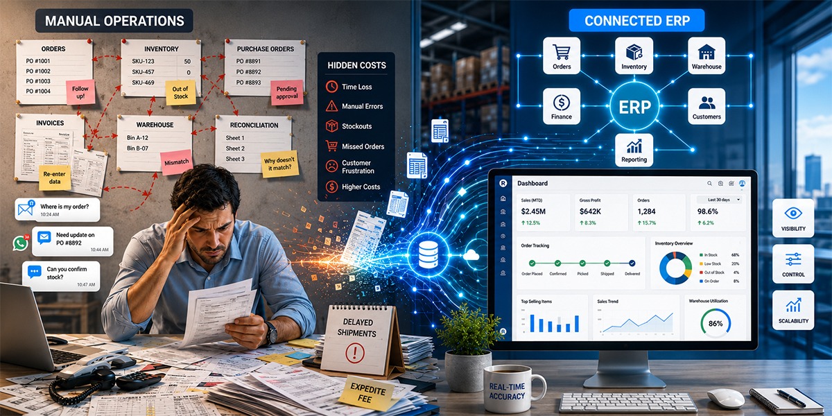 Why Modern Retail Businesses Are Replacing Manual Operations with Retail ERP